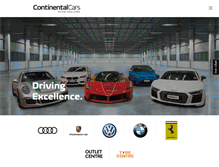 Tablet Screenshot of continentalcars.co.nz